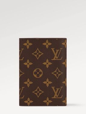 Louis Vuitton Monogram Canvas Card & Key Holder in Brown and Gold
